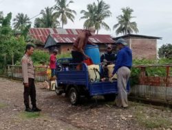 Sambang Desa, Bhabinkamtibmas Polsek Libureng Ajak Warga Ciptakan Kamtibmas Kondusif