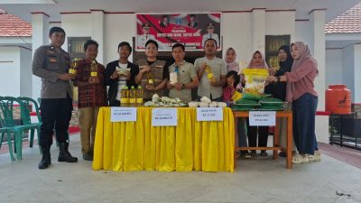 Bhabinkamtibmas Polsek Lamuru Bersama Forkopimcam Gelar Gerakan Pangan Murah