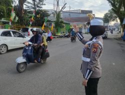 Satlantas Polres Bone Gelar Commander Wish Pagi, Atur Arus Lalu Lintas di Jam Sibuk