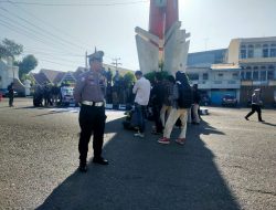 Polantas Bone Pengamanan ‎Aksi Damai di Tugu Jam Berakhir Kondusif