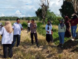 Tinjau Lokasi Tanah Sengketa, Polsek Patimpeng Beri Apresiasi Kedua Belah Pihak 