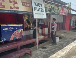 Ciptakan Sitkamtibmas yang Aman dan Kondusif, Kanit Samapta Polsek Ajangale Lakukan Patroli Sambang di Pedagang Eceran