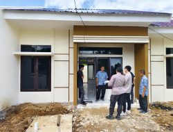 Wakapolsek Salomekko Dampingi Tim Biro Rena Polda Sulsel Monitoring Pembangunan Asrama Polsek Salomekko