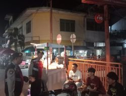 Polisi Aktif Wujudkan Kamtibmas, Panit Samapta Polsek Tanete Riattang Pimpin Patroli Malam
