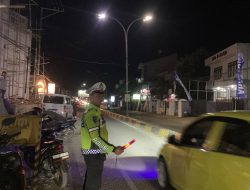 Blue Light Patrol Satlantas Polres Bone Terus Ditingkatkan Jaga Kamseltibcar Lantas