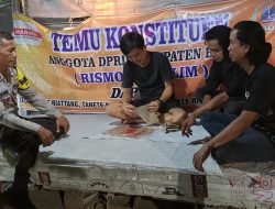 Demi Harkamtibmas, Bhabinkamtibmas Perkuat Peran Satkamling di Lingkungan Bila Bilae