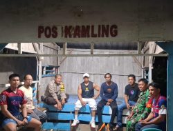 Kunjungan Bhabinkamtibmas Perkuat Sinergi Polisi dan Warga di Satkamling Amanda II