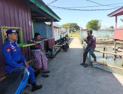 Satpolairud Polres Bone Tingkatkan Sambang di Pesisir Kampung KB Lonrae