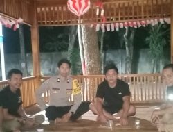 Sambangi Pos Kamling, ‎Bhabinkamtibmas Brigpol Ical Sampaikan Pesan Kamtibmas