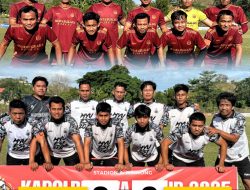 Bhayangkara Bone FC Lolos ke Semifinal Kapolres Wajo Cup 2025 Usai Taklukkan Polres Soppeng 2-0
