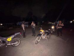 Jaga Warga Bone dari Gangguan Balapan Liar dan Aksi Kejahatan, Tim Presisi Samapta Tingkatkan Patroli Malam