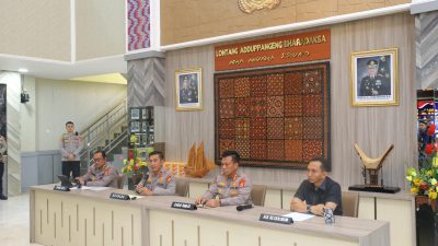 Press Conference Terkait Situasi Kamtibmas Pasca Satu Tahun Pemerintahan Prabowo–Gibran, Kapolda Sulsel : Situasi Tetap Aman dan Kondusif