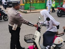 Polantas Bone Tegur Pengendara Sepeda Listrik yang Abaikan Keselamatan