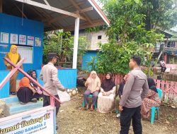 Kanit Binmas Polsek Amali Tingkatkan Kemitraan Dengan Rutin Sambang Warga