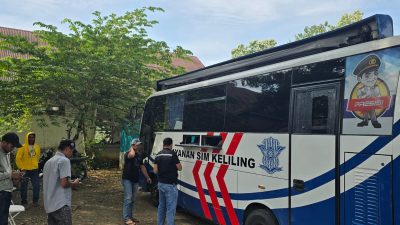 Layanan SIM Keliling Satlantas Polres Bone Sambangi Lappariaja