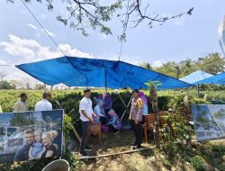 Panen Cabe di Bukaka, Bhabinkamtibmas Turut Dorong Kemandirian Pangan Warga