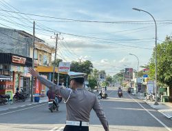 Berikan rasa man di Satlantas Polres Bone Pengaturan Lalu Lintas