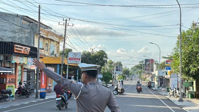 Berikan rasa man di Satlantas Polres Bone Pengaturan Lalu Lintas