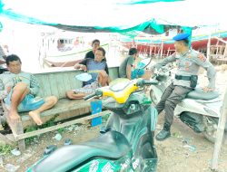 Pemeliharaan Kamtibmas Perairan,  Satpolairud Polres Bone Kunjungi Masyarakat Nelayan 