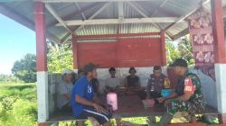 Lakukan Patroli dan Sambang, Bhabinkamtibmas Bersma Babinsa Solid Jaga Kamtibmas