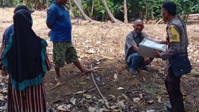 Bhabinkamtibmas Aiptu Arifuddin Berhasil Selesaikan Permasalahan Warga di Desa Pasippo Melalui Problem Solving