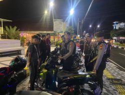 Patroli Malam, Unit Turjawali Polres Bone: Menemukan Hal yang Mencurigakan Segera Hubungi 110