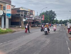 Tim Patroli Presisi Samapta Laksanakan Pengaturan Pagi dan Wujudkan Lalulintas Aman dan Lancar