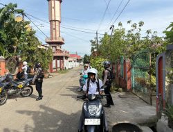 Tingkatkan Patroli di Siang Hari, Personel Sat Samapta Berikan Himbauan Kamtibmas