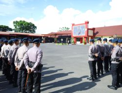 Kapolda Sulsel Pimpin Apel Bersama Personel Satbrimob Polda Sulsel
