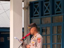 Kapolsek Awangpone Sosialisasi Tertib Berlalu Lintas di SMP Negeri 3 Awangpone