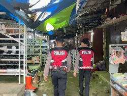 Tingkatkan Patroli, Personel Patko Samapta Polres Bone Cegah Gangguan Kamtibmas