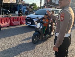 Jaga Ketertiban Lalu Lintas, Satlantas Polres Bone Gelar Commander Wish Sore