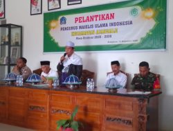 Mewakili Kapolsek, Ka SPKT III Polsek Ajangale Hadiri Pelantikan Majelis Ulama Indonesia Kecamatan Ajangale