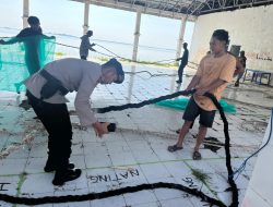 Bripka Bambang Sambangi Nelayan di PPI Lonrae, Selipkan Himbauan Kamtibmas