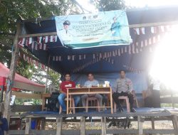 Turnamen Bola Volly Antar Desa di Kecamatan Awangpone, Polsek Awangpone Lakukan Pengamanan   