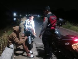 Wujud Nyata Jaga Kamtibmas, Personel Polsek Cenrana Rutin Laksanakan Patroli