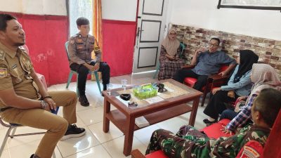 Penentuan Lokasi Koperasi Merah Putih, Bhabinkamtibmas Pappolo Hadir Dampingi Musyawarah Warga
