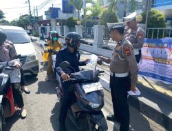 Satlantas Polres Bone Gelar Sosialisasi Ops Zebra 2025 Bagi Pengguna Jalan