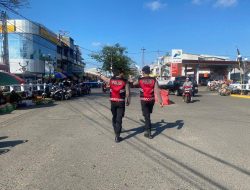 Tim Patko Polres Bone tingkatkan Patroli dalam Kota dan Berikan Himbauan Kamtibmas ke Masyarakat
