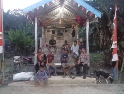 Laksanakan Pembinaan Sat Kamling yang Berada di Dusun Polewali, Bhabinkamtibmas Sampaikan Ini