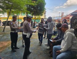 Polantas Menyapa, Kasat Lantas Polres Bone Pimpin Langsung Sosialisasi Ops Zebra