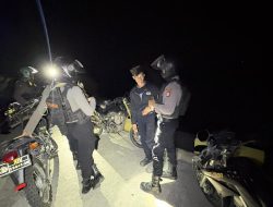 Ciptakan Kota Bone Aman dari Aksi Tawuran dan Balapan Liar, Tim Patroli Presisi Tingkatkan Patroli Blue Ligth