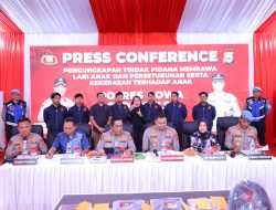 Kapolda Sulsel Pimpin Press Conference Pengungkapan Kasus Kekerasan dan Pencabulan Anak di Gowa