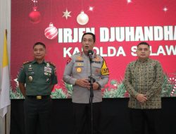 Kapolda Sulsel Hadiri Open House Keuskupan Agung Makassar