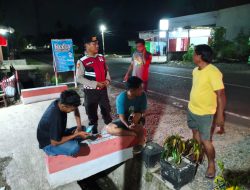 Kanit Sabhara Bersama Anggota Laksanakan Patroli Biru, Antisipasi Gangguan Kamtibmas Wilayah Palakka