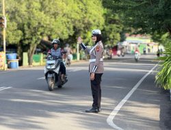 Pengaturan Lalu Lintas Pagi, Wujud Nyata Kehadiran Polantas Bone Untuk Masyarakat