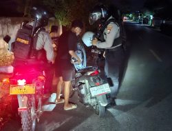 Wujudkan Harkamtibmas, Sat Samapta Polres Bone Intensifkan Patroli Malam
