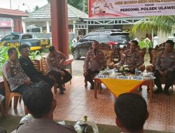 Kapolsek Ulaweng Terima Kunjungan Tatap Muka Kapolres Bone dan Ketua Bhayangkari Cabang Bone