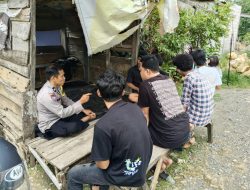 Bhabinkamtibmas Laksanakan Sambang dan Binluh di Dua Pos Satkamling Kelurahan Toro