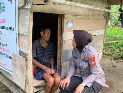 Jalin Kedekatan, Polwan Bhabinkamtibmas Polsek Barebno Sambang Warga Binaan
